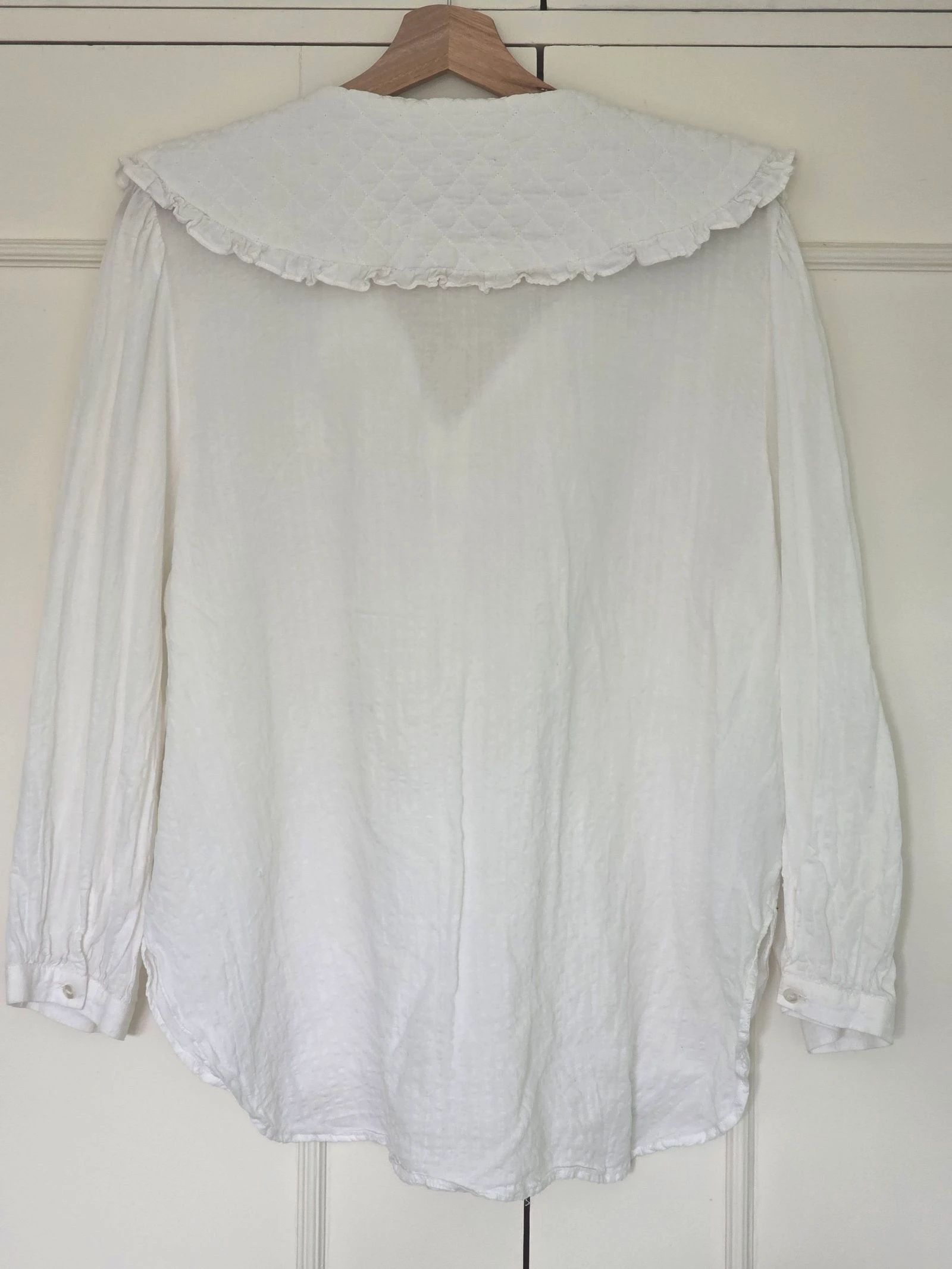Blusa Branca Gola | Mango | T.XL – photo 6
